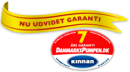 DanmarksPumpen 7 års garanti logo